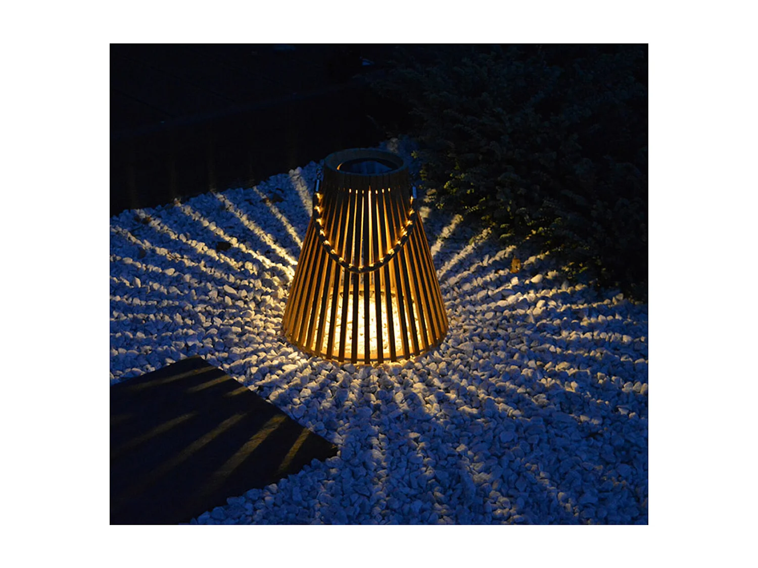 Lanterne solaire bambou Elona - Orium