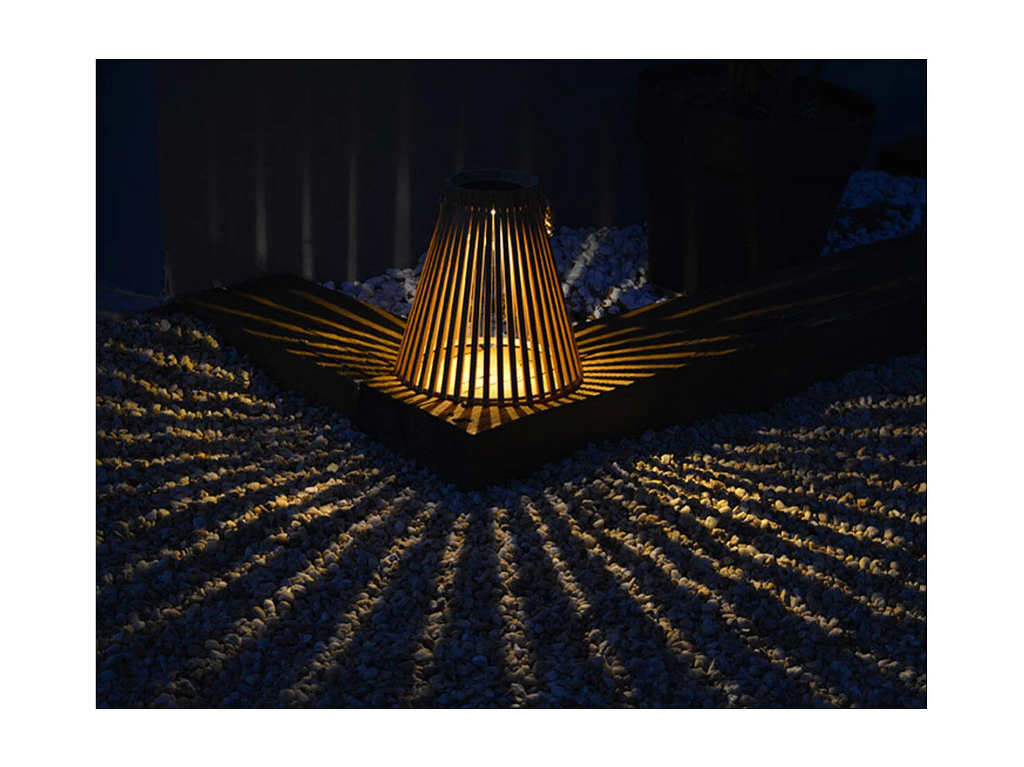 Lanterne solaire bambou Elona - Orium