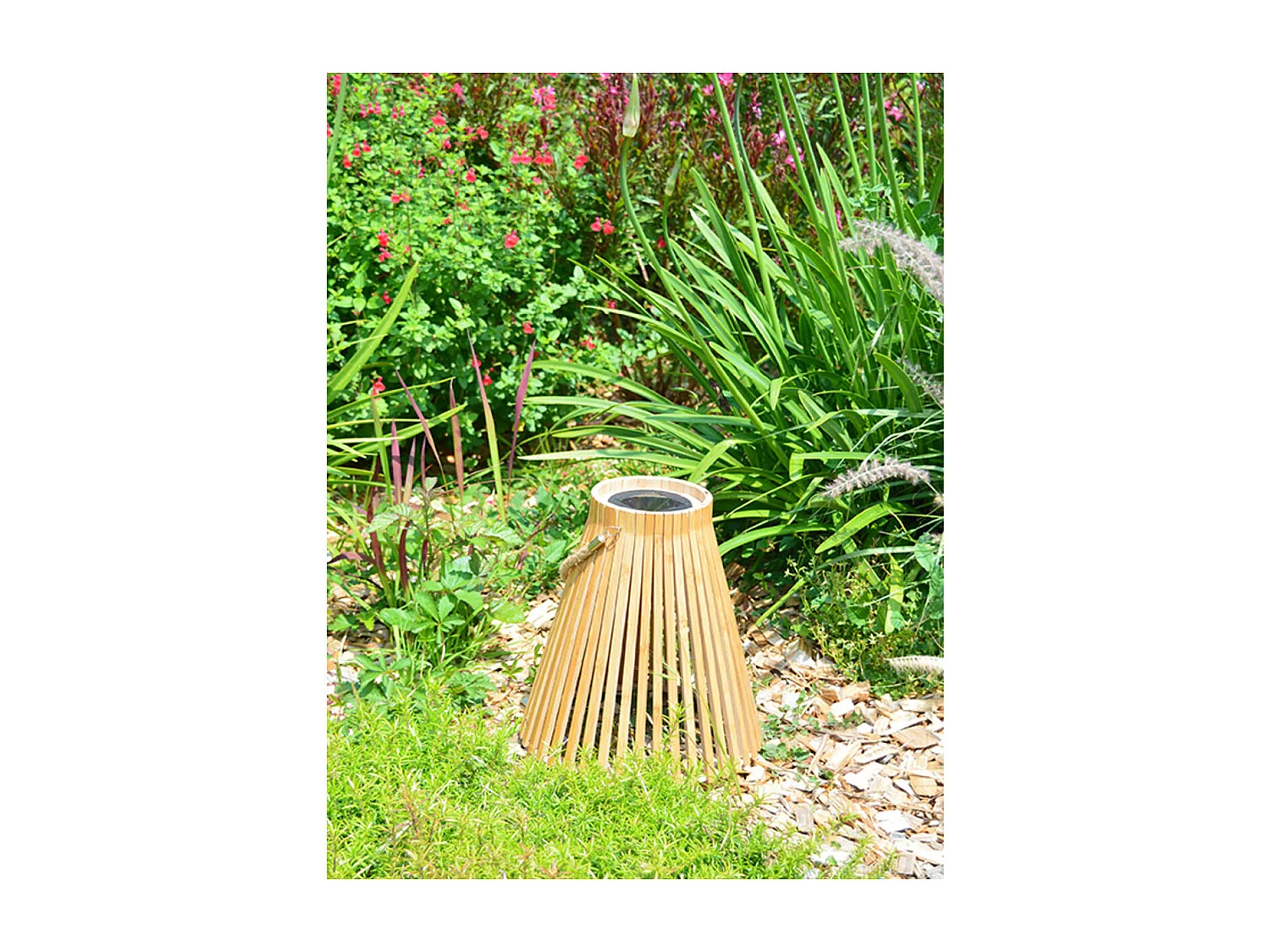 Lanterne solaire bambou Elona - Orium