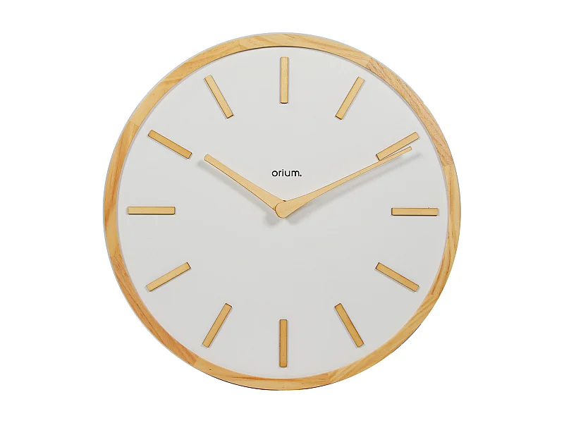 Horloge analogique Elegance Ø30cm - bois - Orium