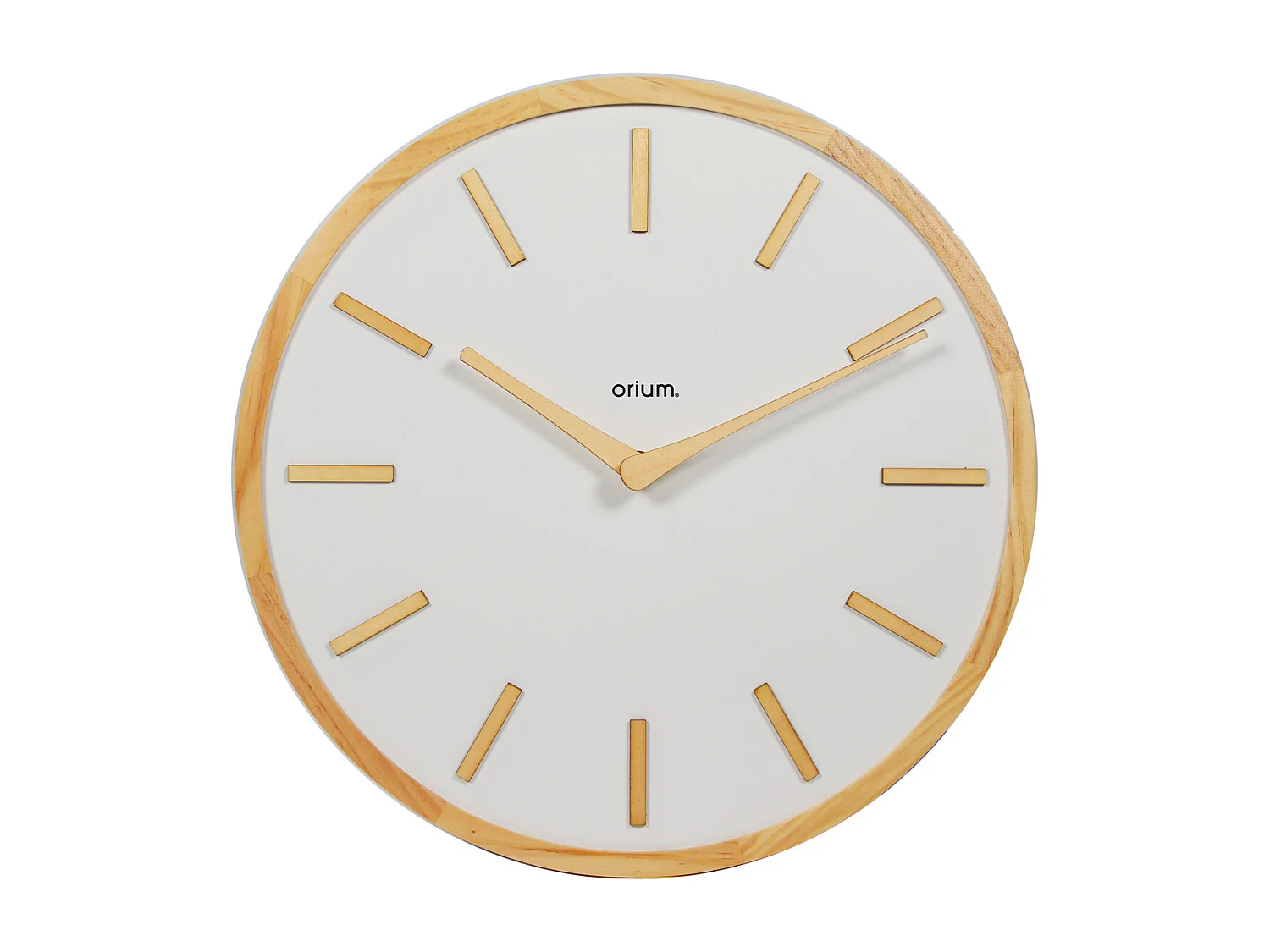 Horloge analogique Elegance Ø30cm - bois - Orium
