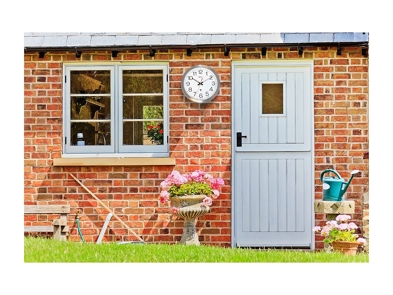 Wodoszczelny Zegar Radiowy Ze Stali Nierdzewnej Ø35cm - Orium