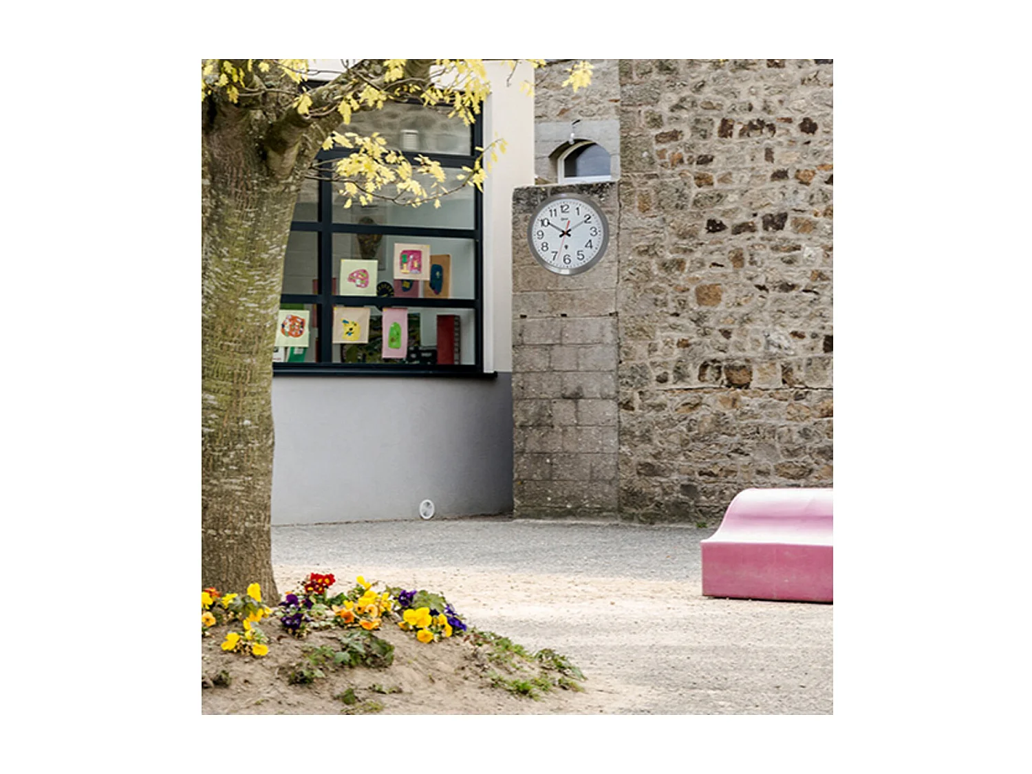 Horloge étanche radio contrôlée Ø35cm - Orium