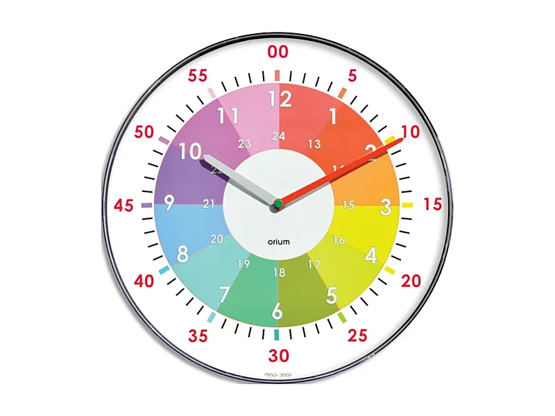 Zegar edukacyjny dla dzieci Ø30cm - Orium