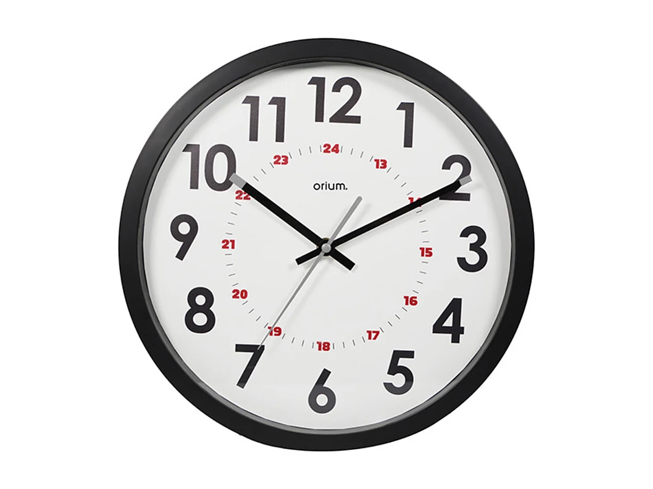 Horloge double affichage Ø30cm - Orium