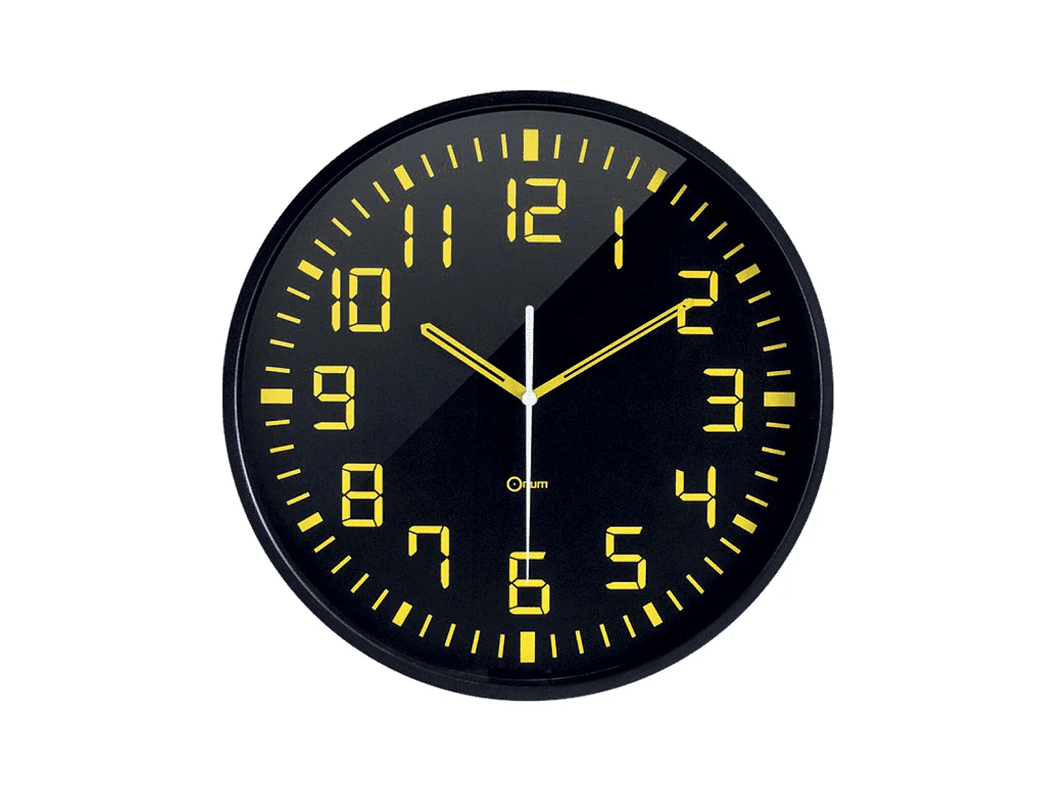 Horloge contraste silencieuse Ø30cm - Orium