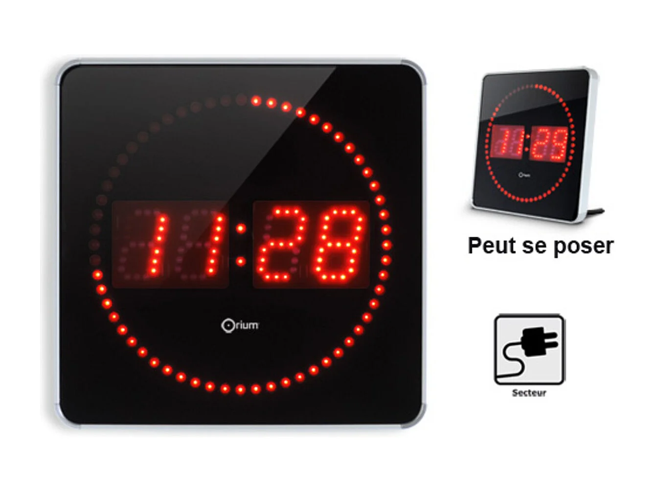 Horloge LED Studio 2en1 - Orium