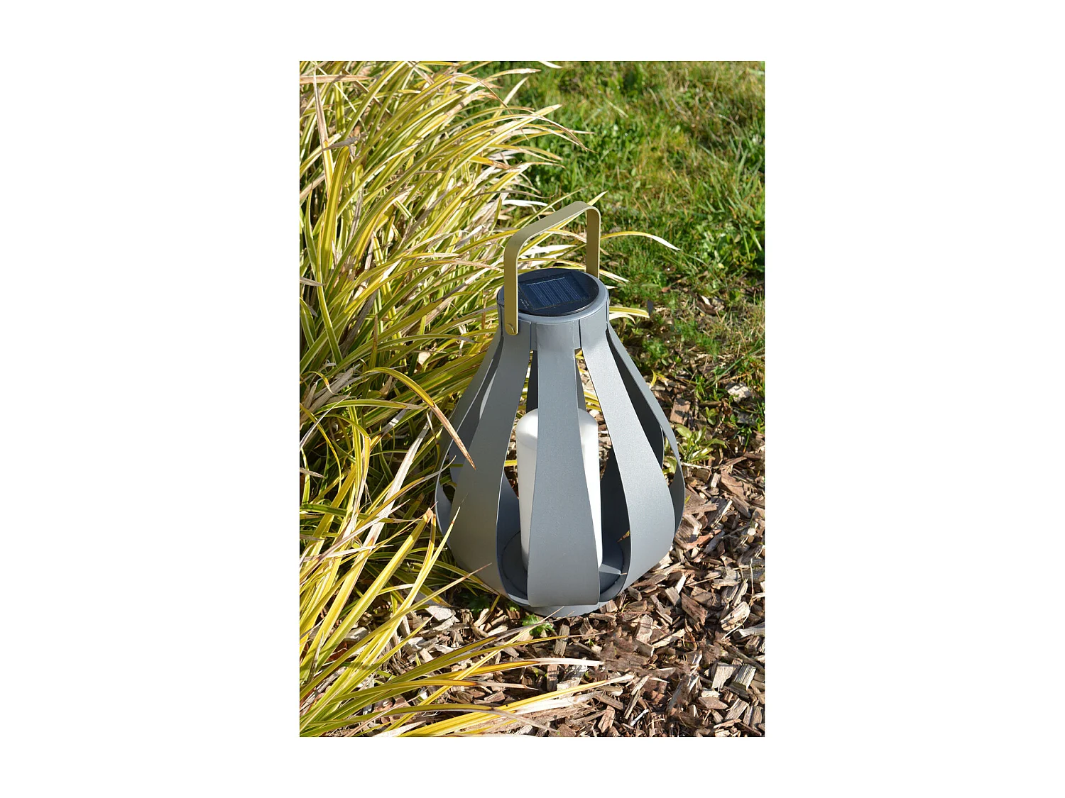 Lanterne solaire Palme h45cm - Orium