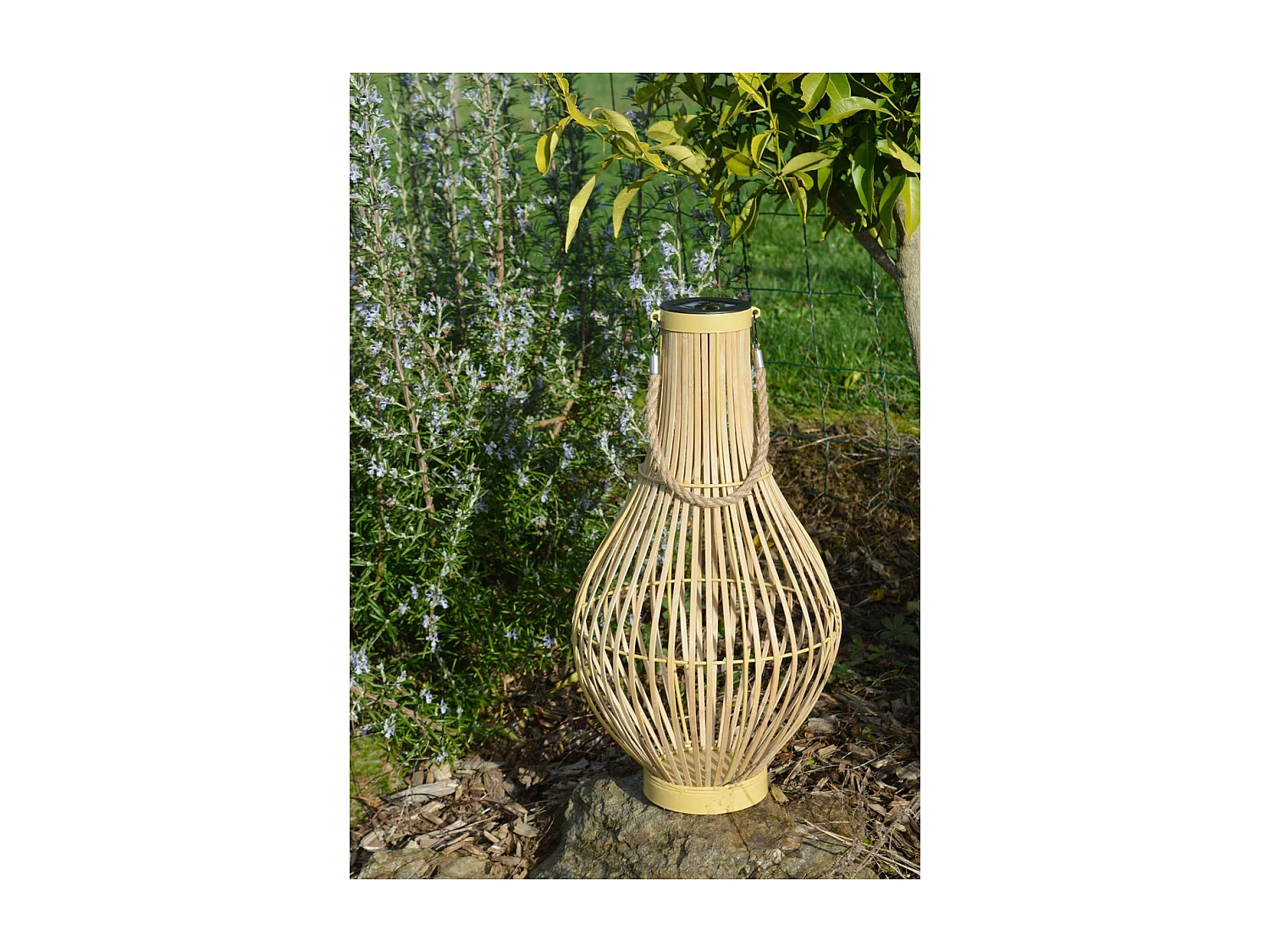 Lanterne solaire bambouVase - Orium