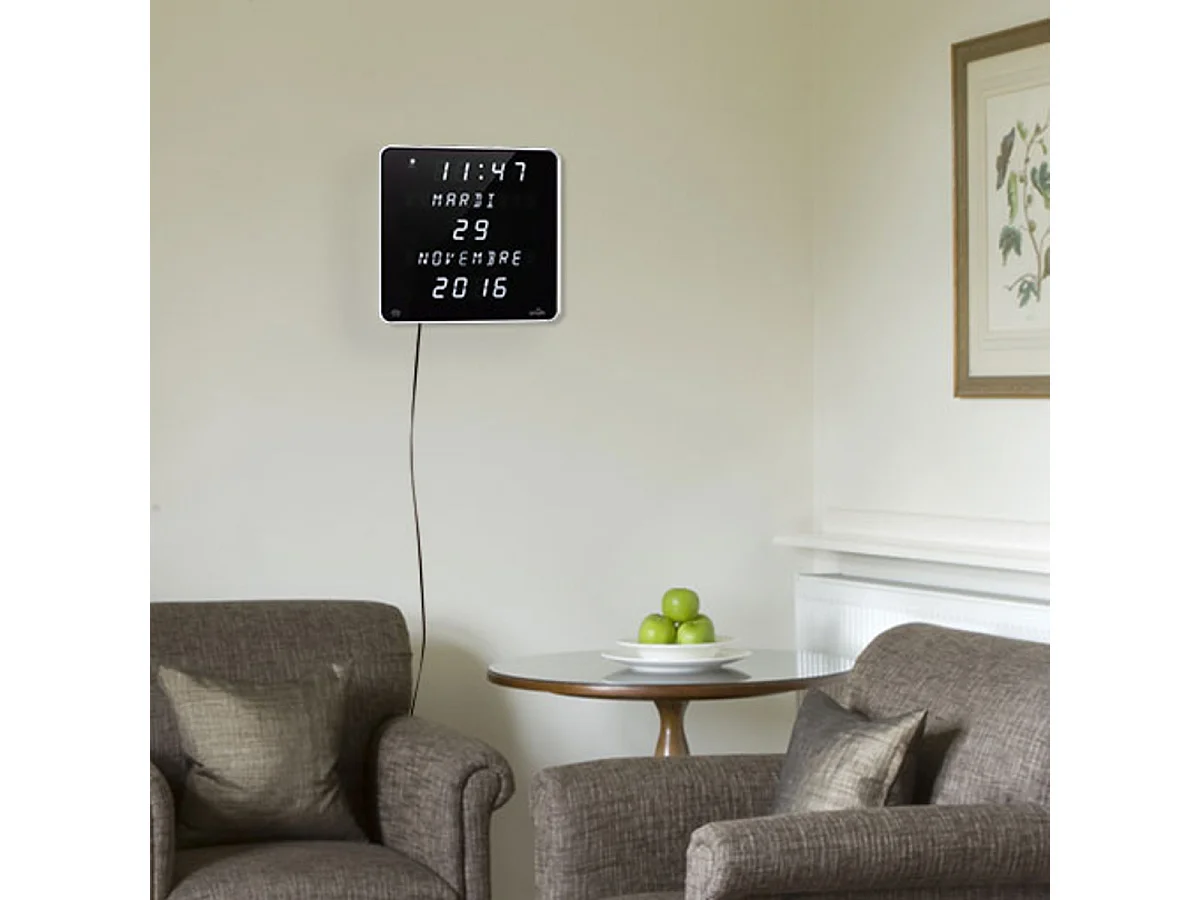 Horloge LED Ephemeris 28x28cm - Orium