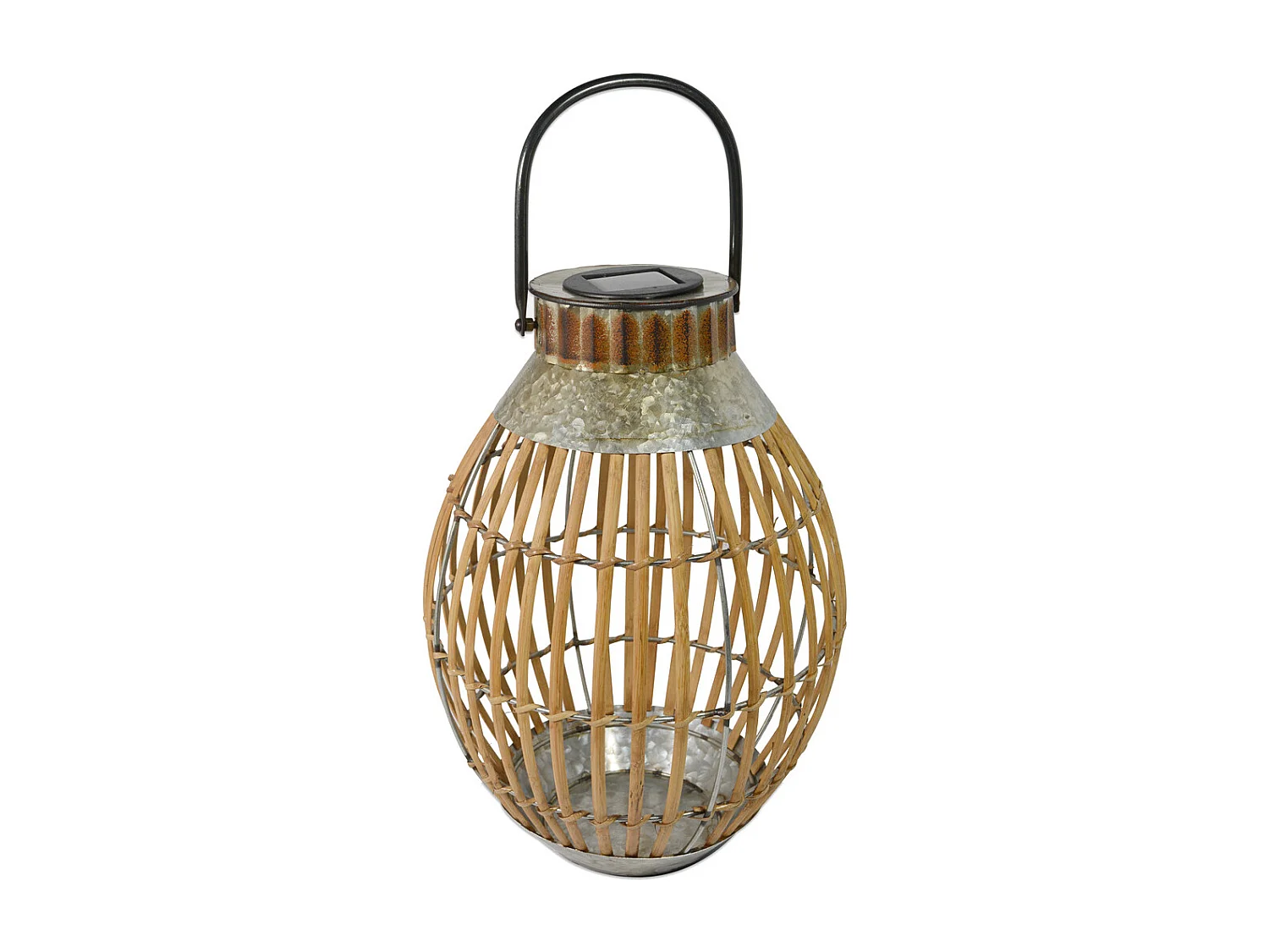 Lanterne solaire bambou h51cm - Orium