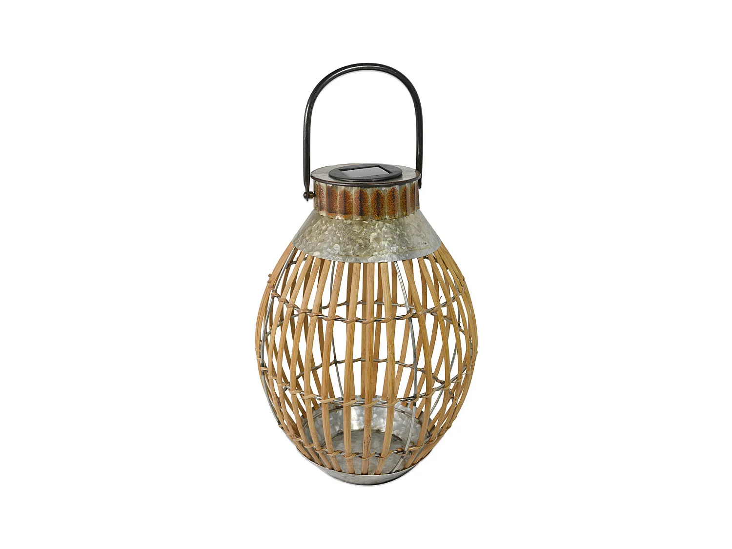 Lanterne solaire bambou h51cm - Orium