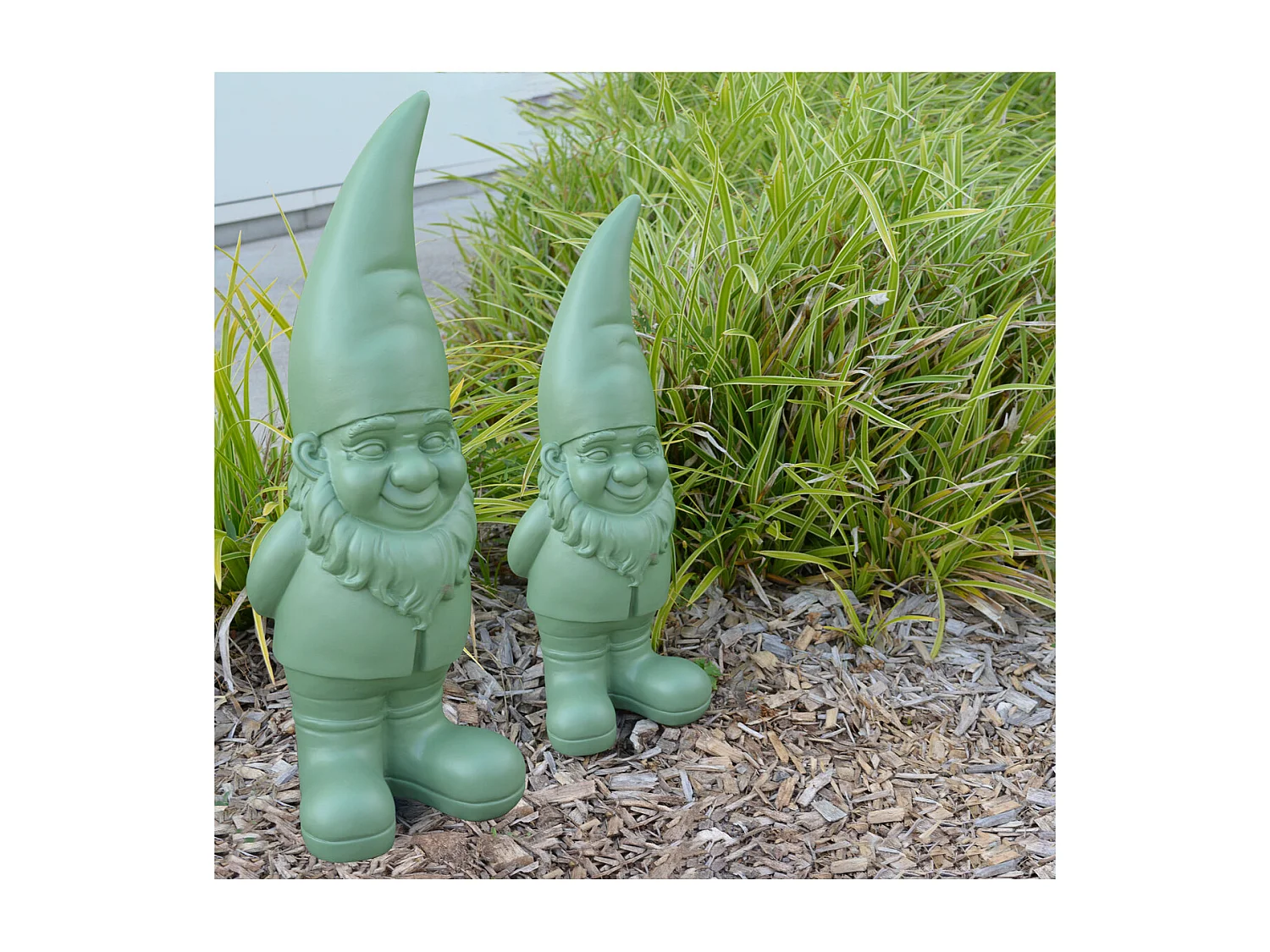 Nain de jardin résine 60cm - sauge - Orium