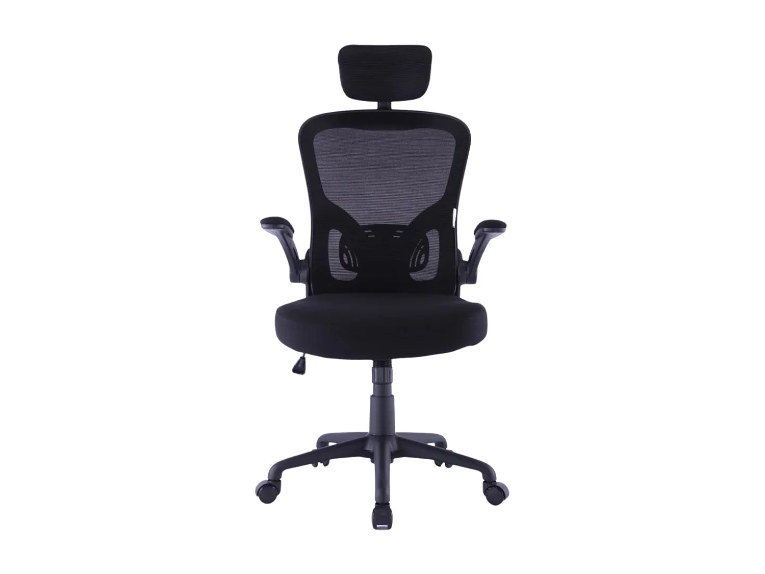 Silla de oficina Silla ergonómica Soporte lumbar con reposabrazos y reposacabezas oscilante
