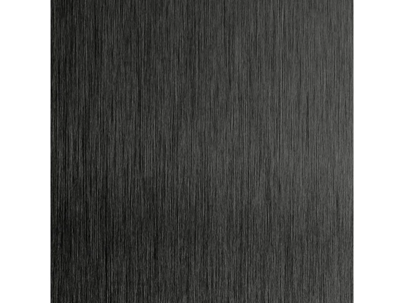 NORDLINGER PRO Plaque composite Crédence Cuisine - Décor Noir Brossé - Aluminium - 80 x 120 cm 3/0,15 mm - Idéal cuisine