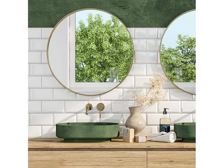 NORDLINGER PRO Plaque composite Crédence Cuisine - Décor Métro Blanc - Aluminium - 80 x 120 cm 3/0,15 mm - Idéal cuisine