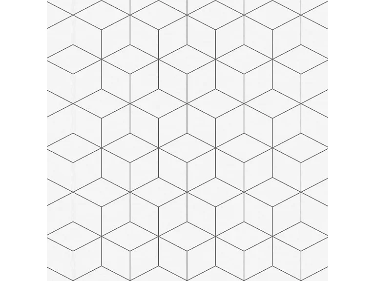 NORDLINGER PRO Plaque composite Crédence Cuisine - Décor Géométric Blanc - Aluminium - 80 x 120 cm 3/0,15 mm - Idéal cuisine