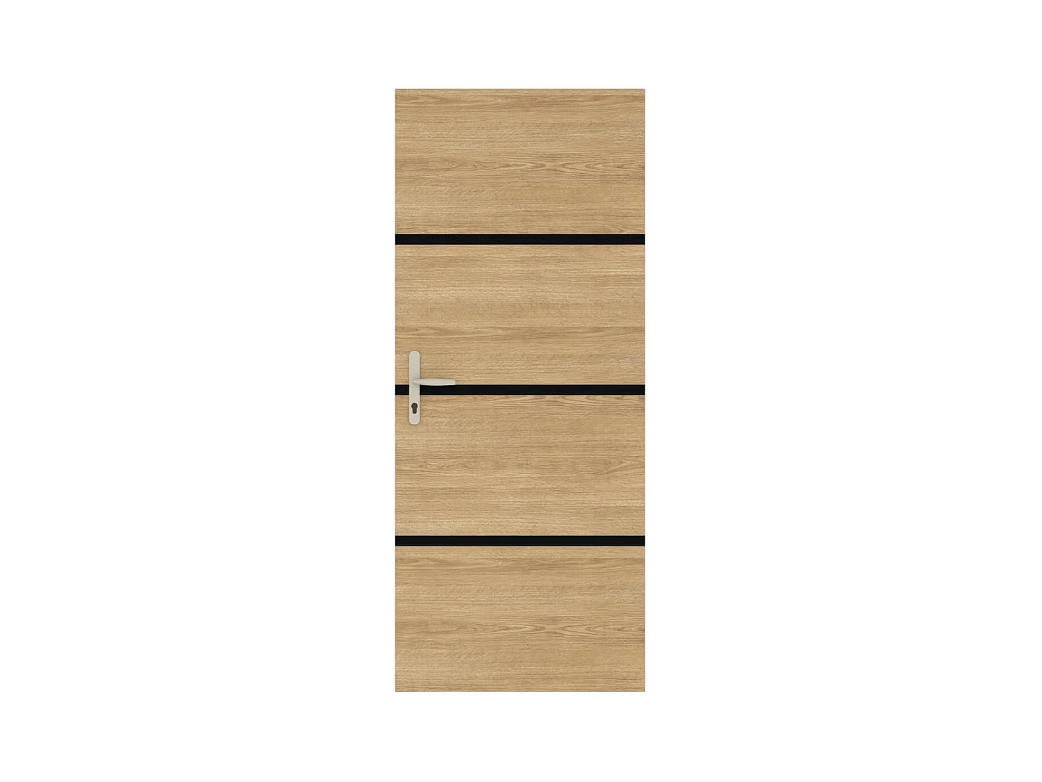 NORDLINGER PRO Kit de rénovation de porte Décor chêne naturel 890513 - 4 feuilles de placage 85 x 50 cm & 3 profils