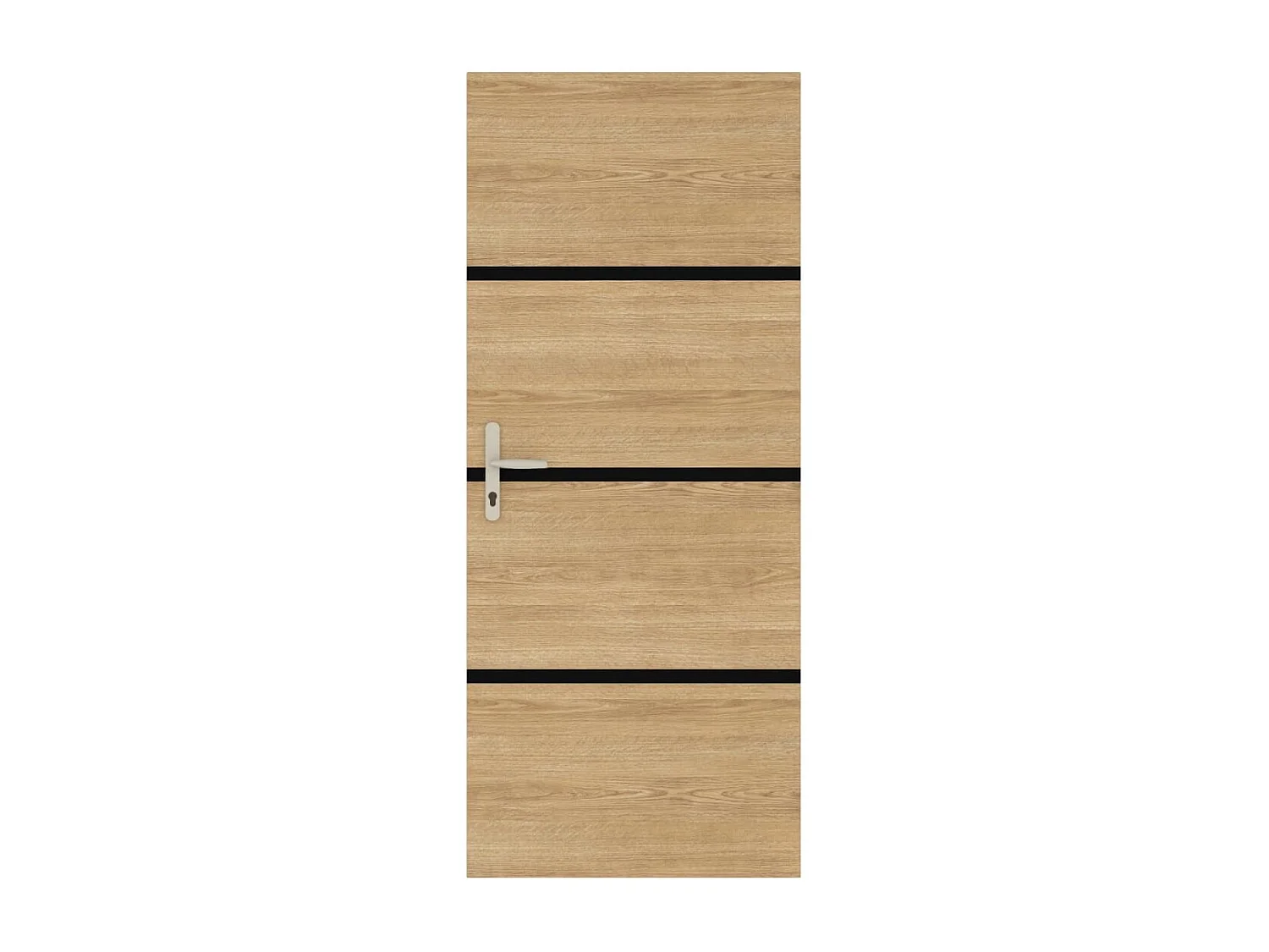 NORDLINGER PRO Kit de rénovation de porte Décor chêne naturel 890513 - 4 feuilles de placage 85 x 50 cm & 3 profils