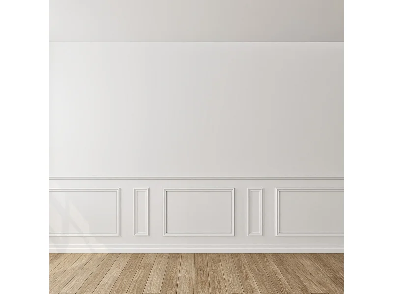 NORDLINGER PRO Kit Moulures Soubassement – 790539 – Bois FSC 100% – 4 m – Habillage mural