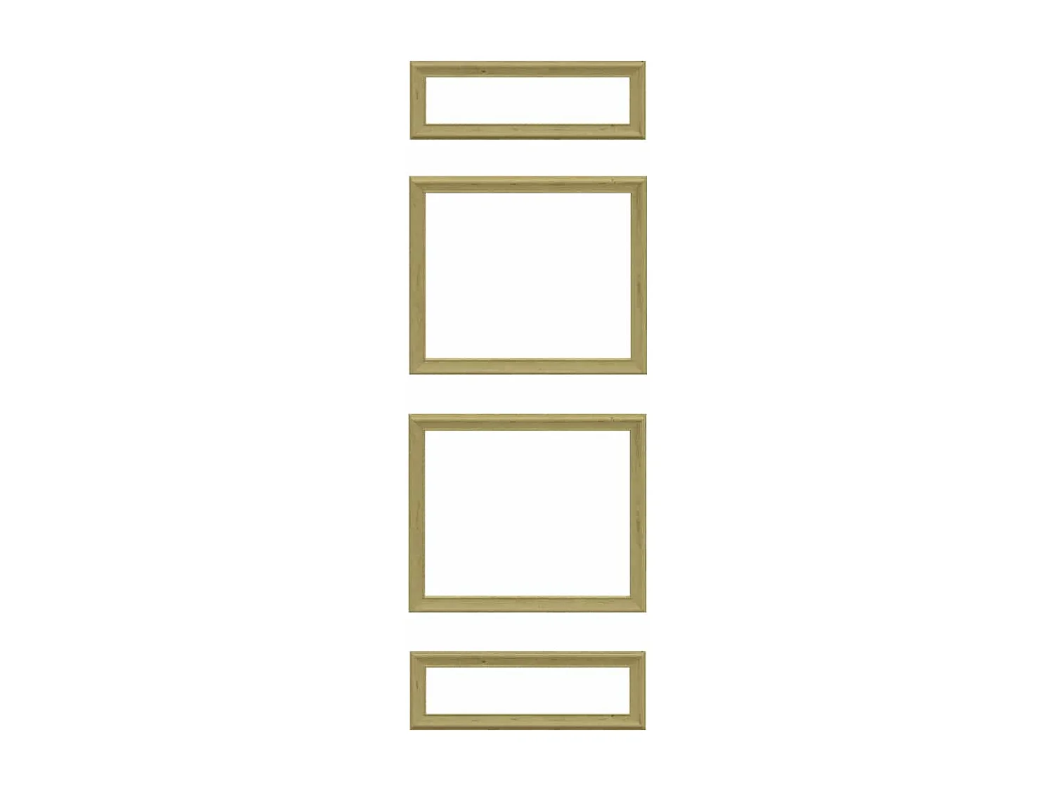 NORDLINGER PRO Kit Moulures de porte - FSC 100% - Kit adapté aux portes de 73 et 83 cm