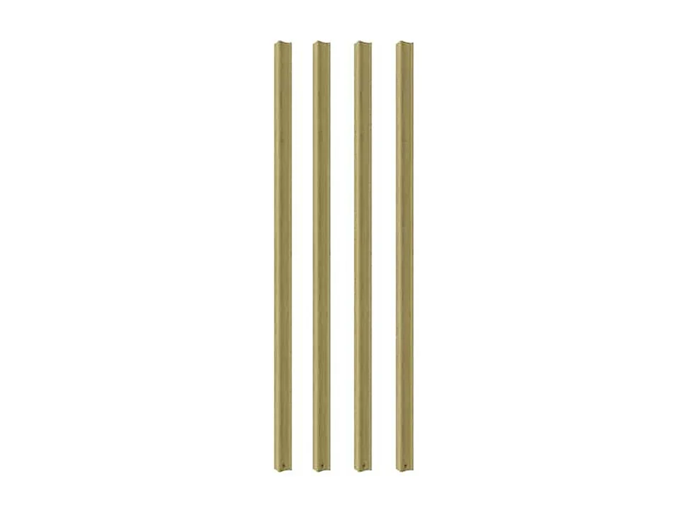 NORDLINGER PRO Lot de 4 Moulures droite 100 cm - 100% FSC