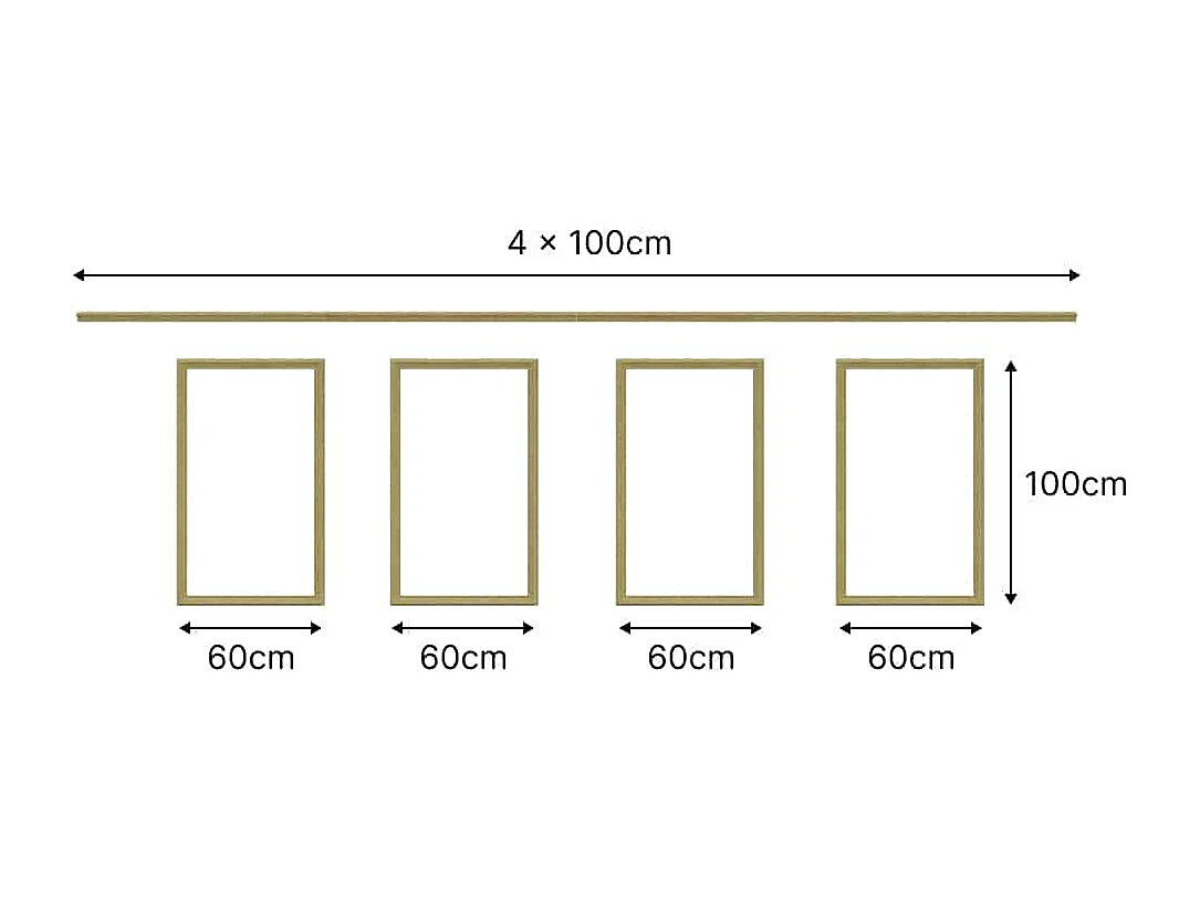 NORDLINGER PRO Kit moulure de soubassement 3m - Moulure murale - FSC 100% - Parfait pour donner du cachet au mur