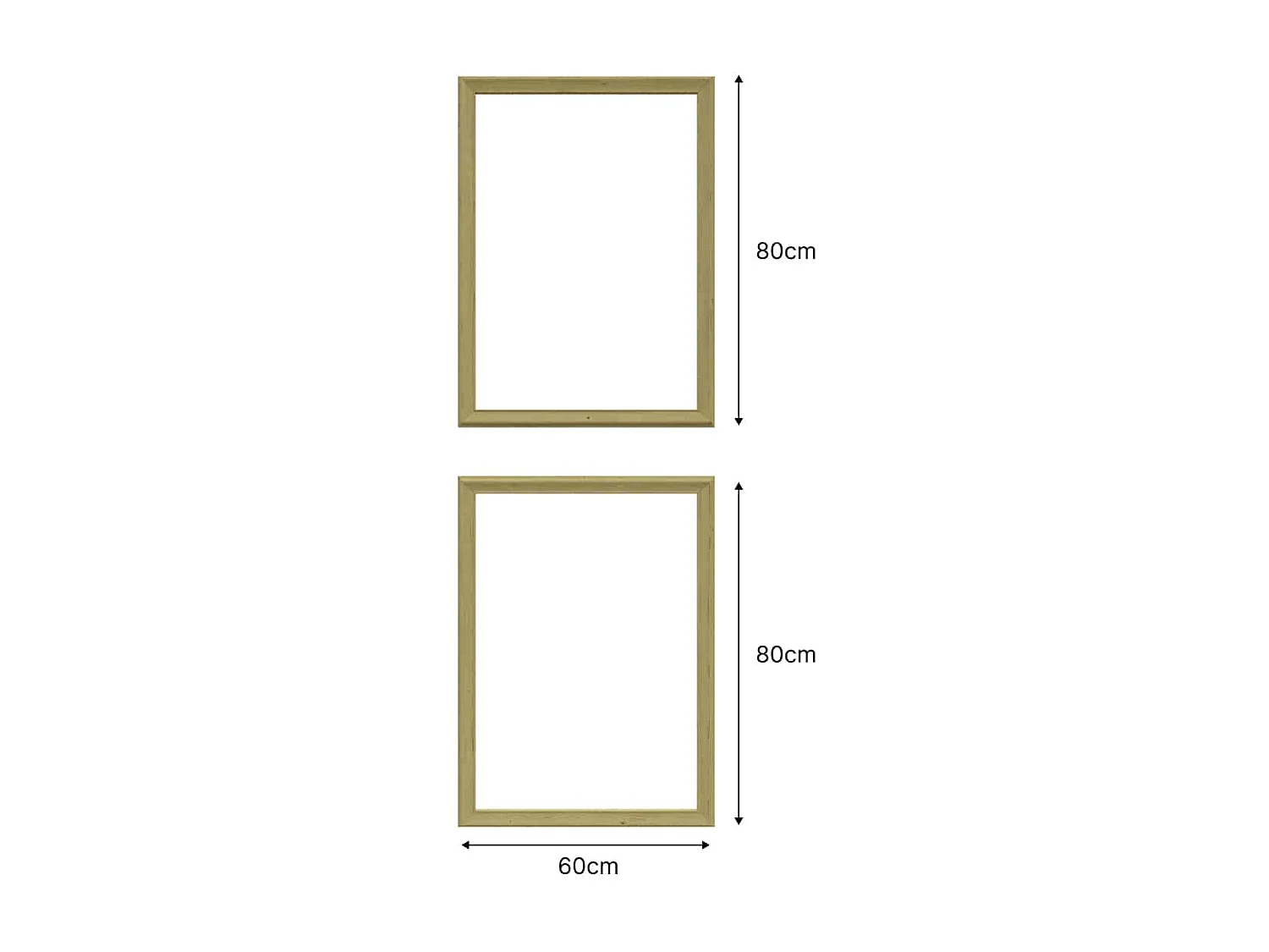NORDLINGER PRO Kit Moulures de porte - FSC 100% - Kit adapté aux portes de 83 cm