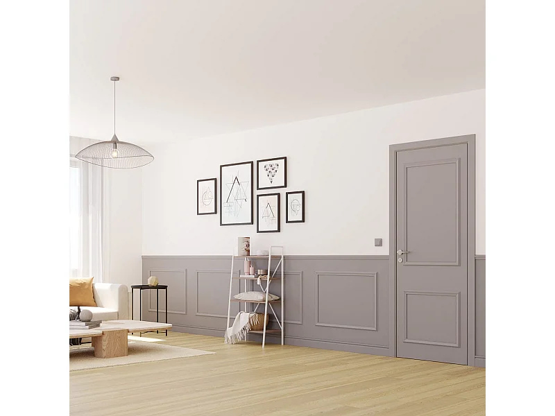 NORDLINGER PRO Kit moulure de soubassement 4m - Moulure murale - FSC 100% - Parfait pour donner du cachet au mur