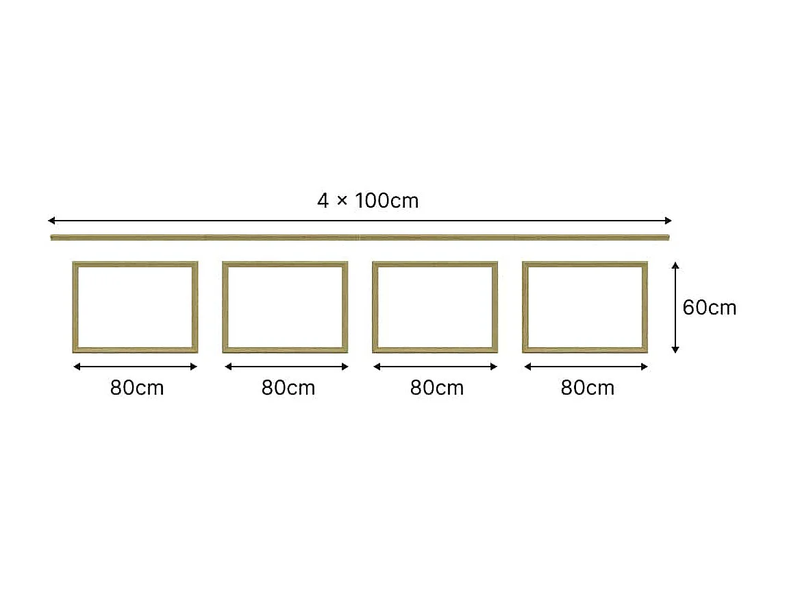 NORDLINGER PRO Kit moulure de soubassement 4m - Moulure murale - FSC 100% - Parfait pour donner du cachet au mur