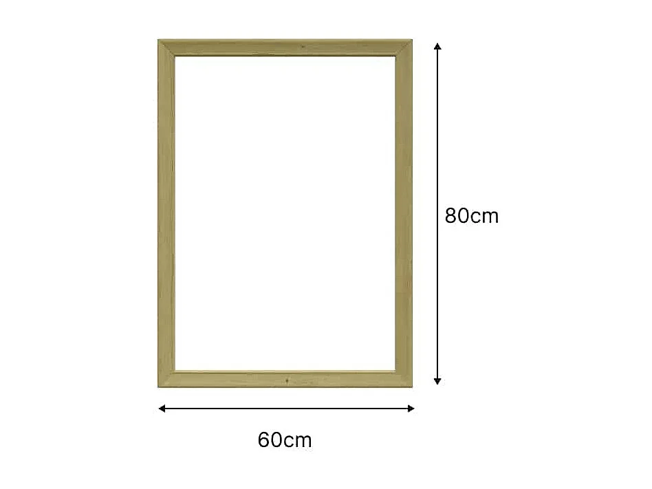 NORDLINGER PRO Kit de moulures 80 x 60 cm avec moulures pré-découpées