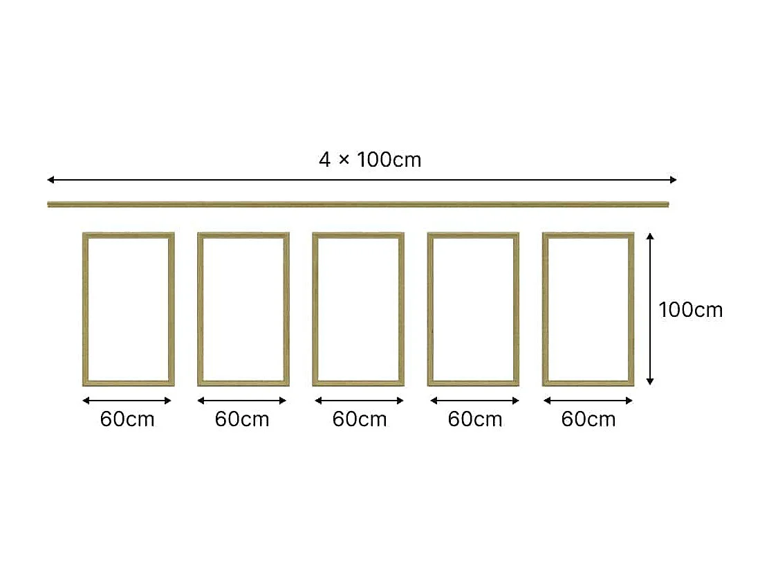 ORDLINGER PRO Kit moulure de soubassement 4m - Moulure murale - FSC 100% - Parfait pour donner du cachet au mur