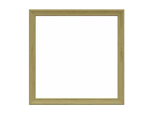 Nordlinger PRO Cadre Mouluré Bois 60x60 cm - Moulures Pré-Découpées - Certifié 100% FSC - Idéal pour Encadrement Personnalisé