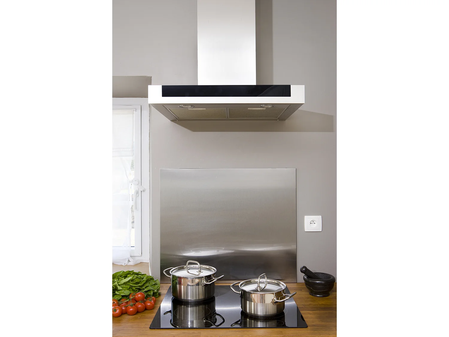 NORDLINGER PRO Fond de hotte INOX 60 x 70 cm