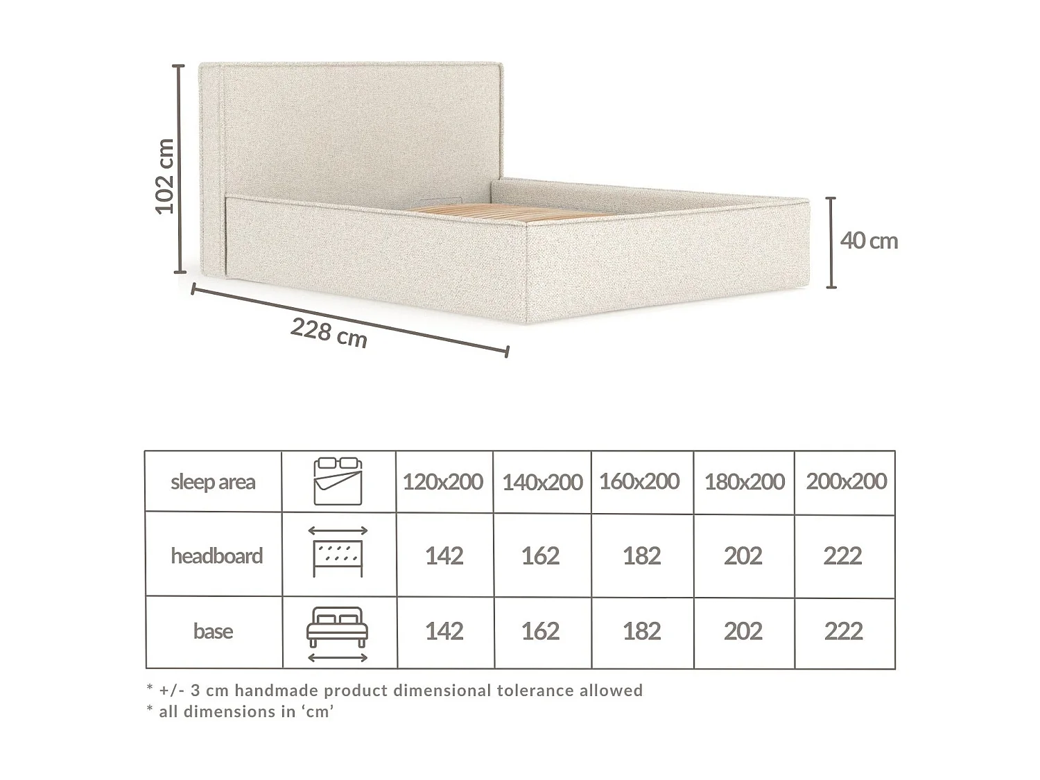 Polsterbett Lounge - 160 x 200 cm - Samtstoff - anthrazit