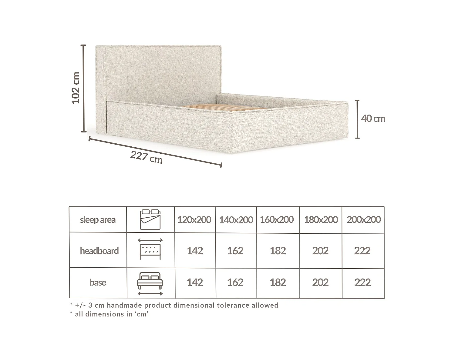 Lit coffre Lounge - 160 x 200 cm - velours - anthracite