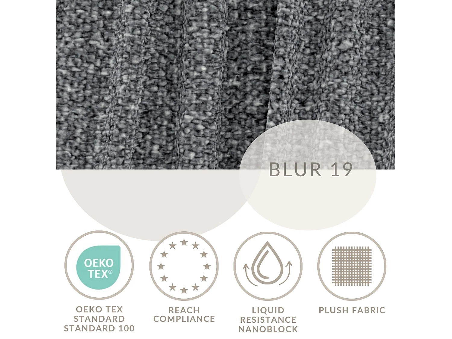 Lit coffre Lounge - 160 x 200 cm - velours - anthracite