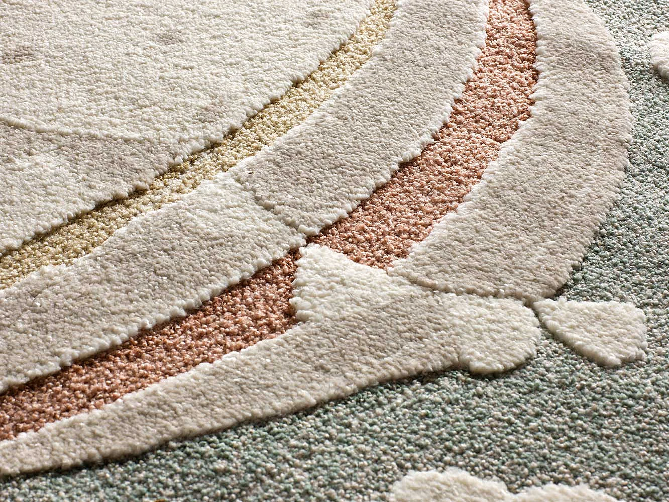 Kindertapijt - dieren - groen - 120x170 cm - CLOWN