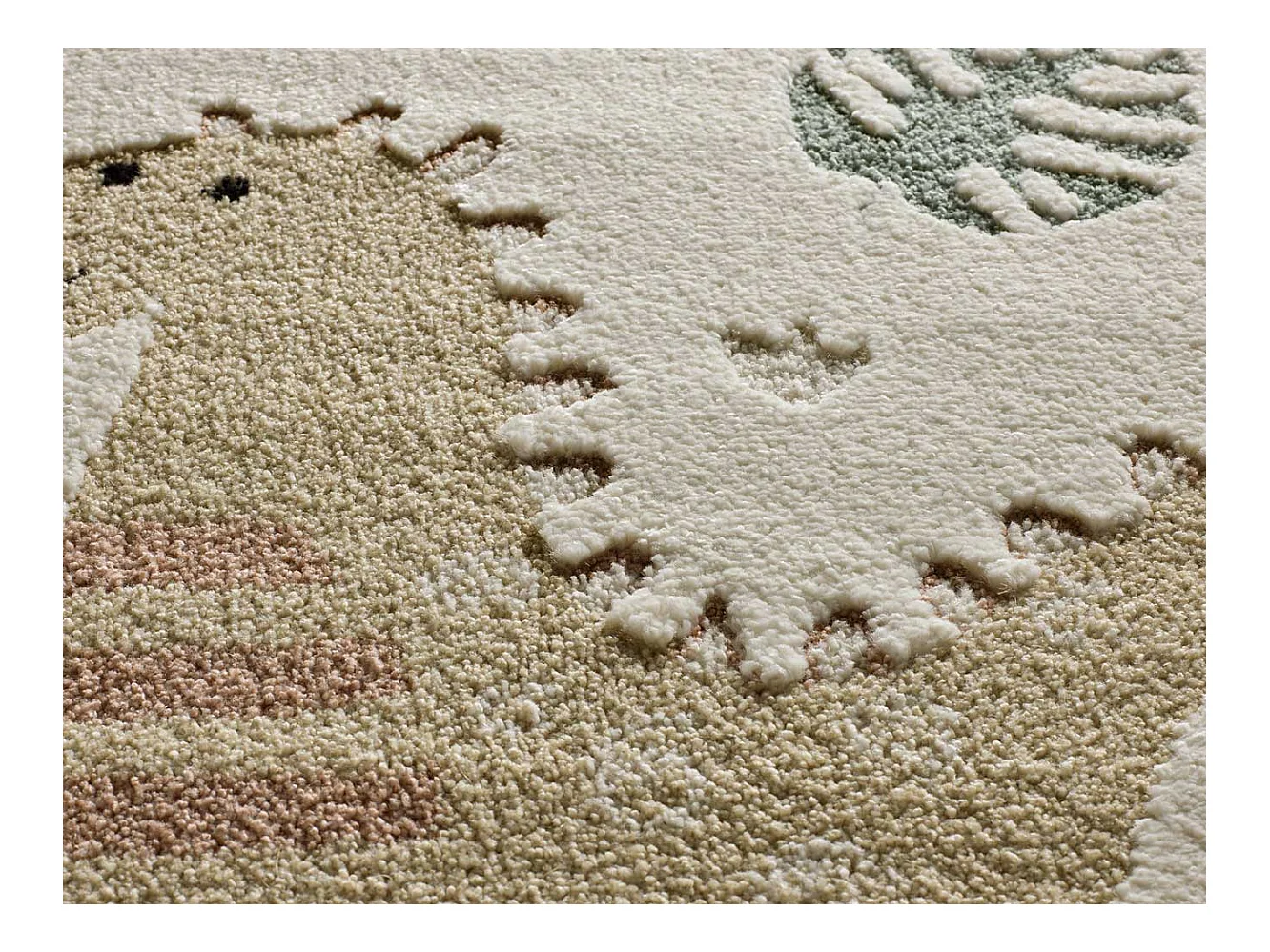 Kinderteppich - Kinder Dinosaurier - mehrfarbig - 120x170 cm - CLOWN