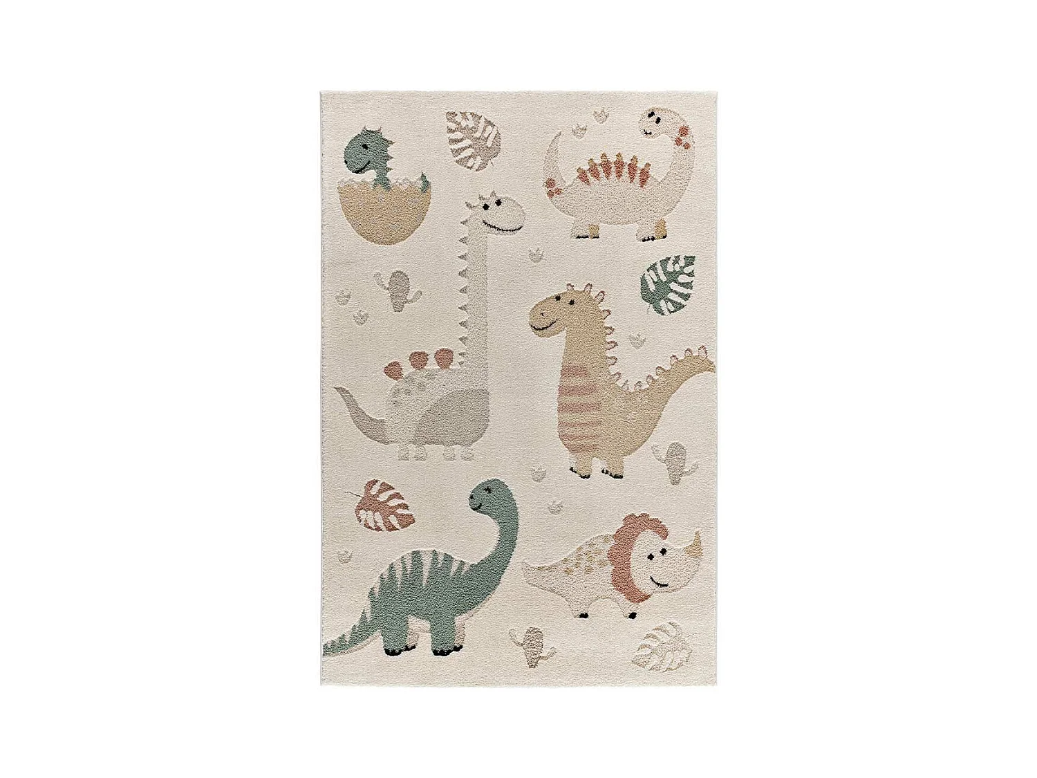 Tappeto interno rotonda - bambino dinosauri - multicolore - diam.120 cm - CLOWN