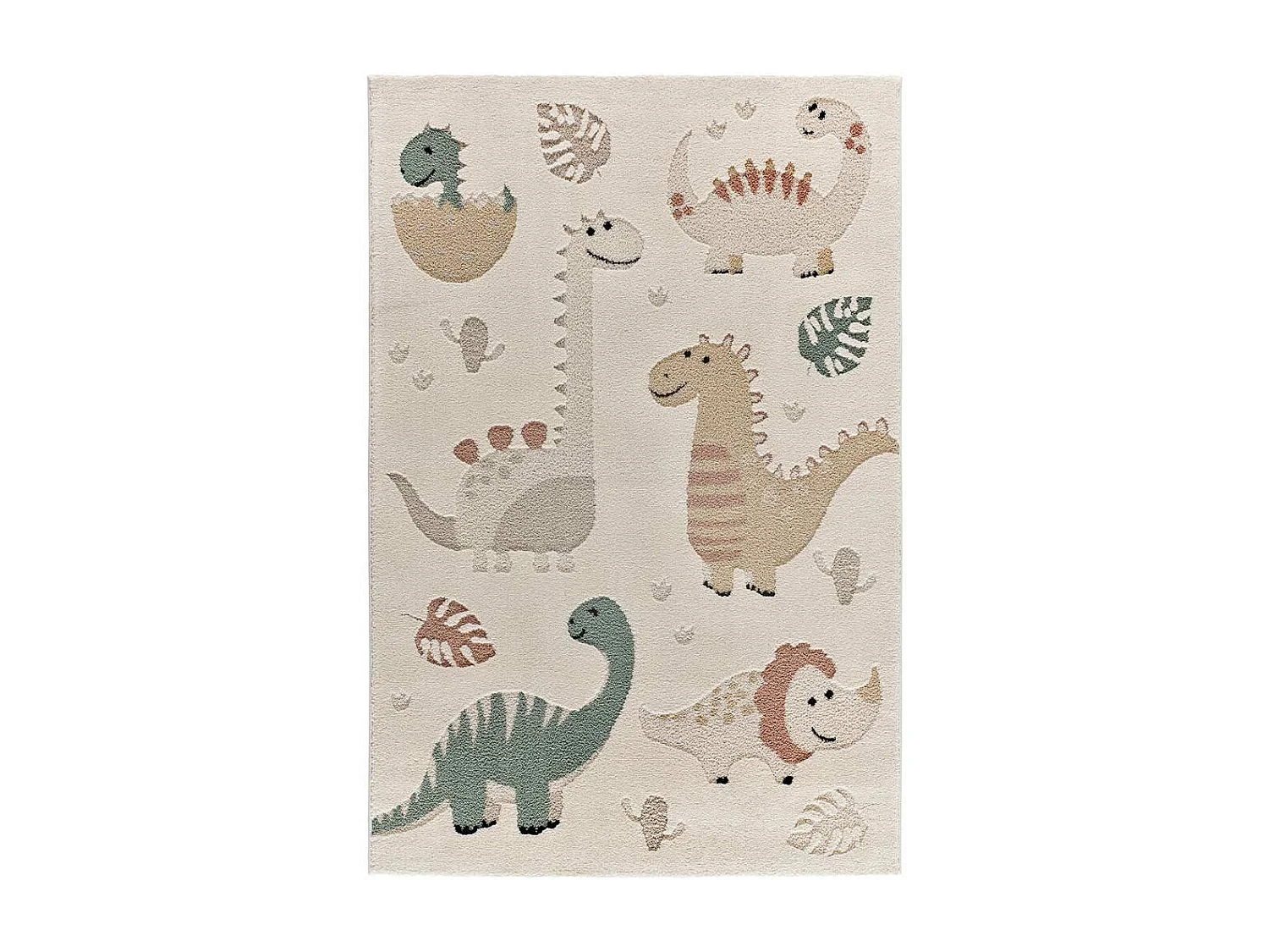Kinderteppich - Kinder Dinosaurier - mehrfarbig - 120x170 cm - CLOWN