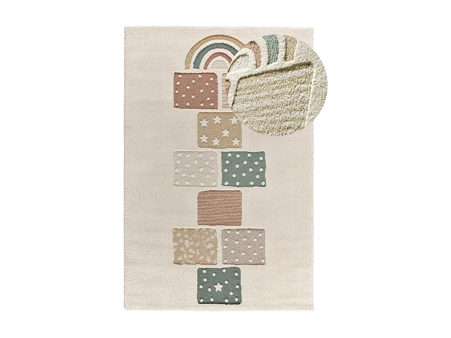 Kinderteppich - Kinder Spiele - mehrfarbig - 120x170 cm - CLOWN