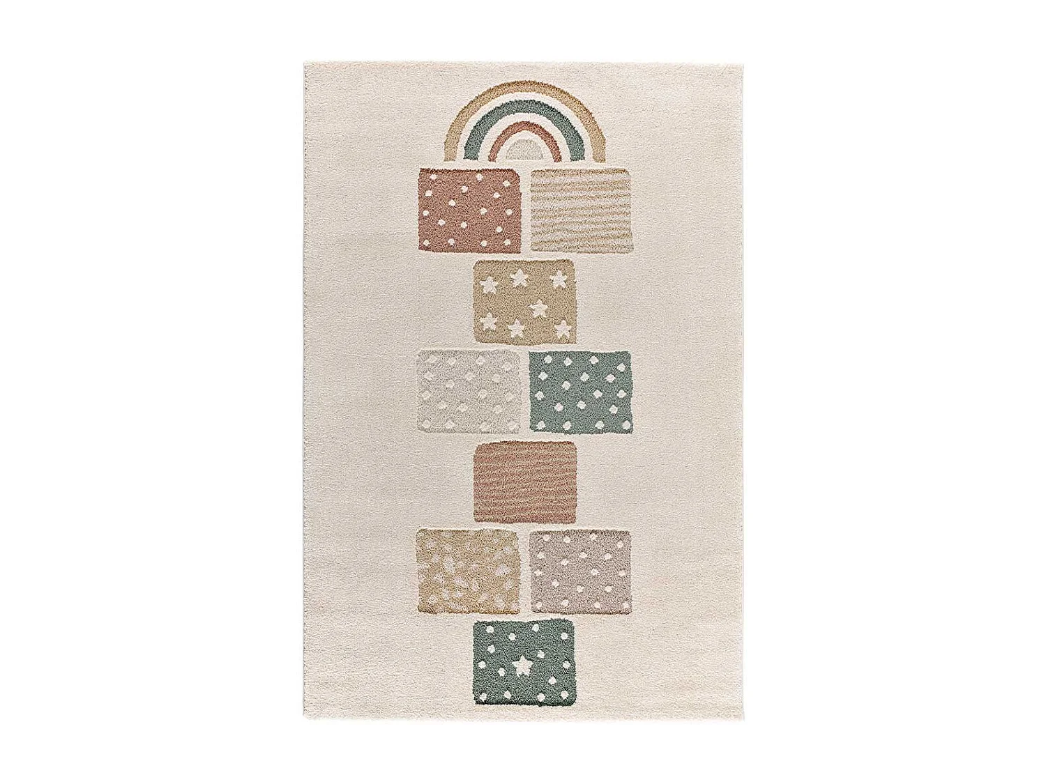 Kinderteppich - Kinder Spiele - mehrfarbig - 120x170 cm - CLOWN