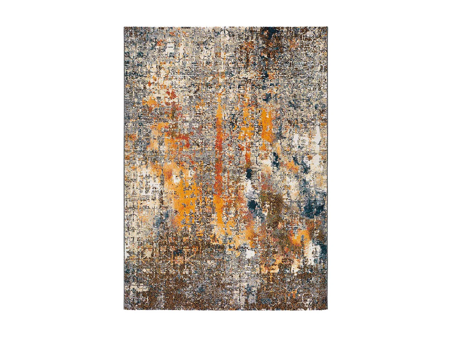 Tapis intérieur - abstrait - multicolore - 60 x 120 cm - SHIRAZ