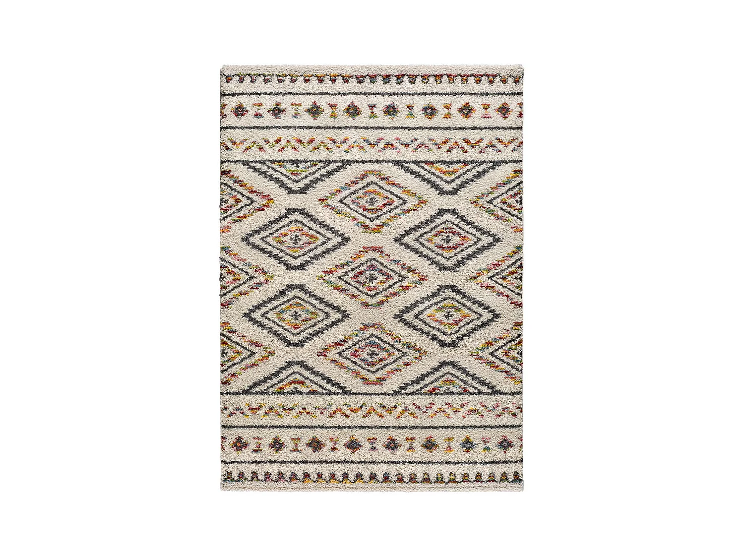 Tapis intérieur - ethnique - multicolore - 133 x 190 cm - KASBAH