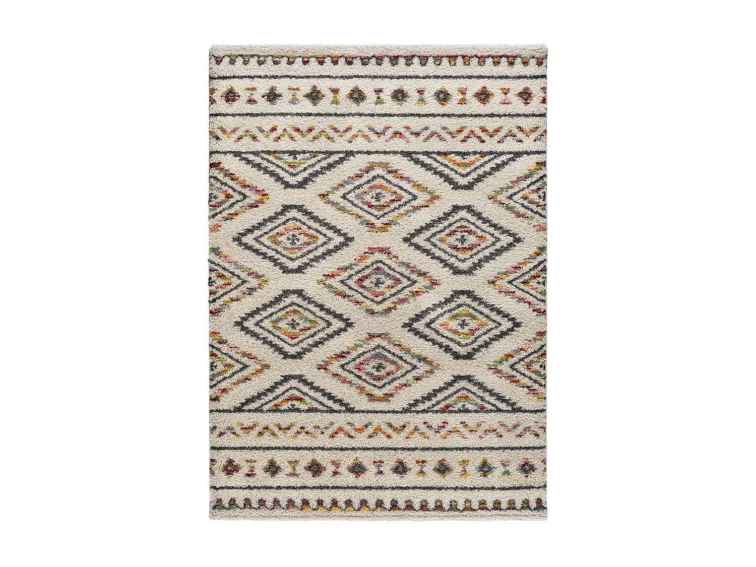 Tapis intérieur - ethnique - multicolore - 133 x 190 cm - KASBAH