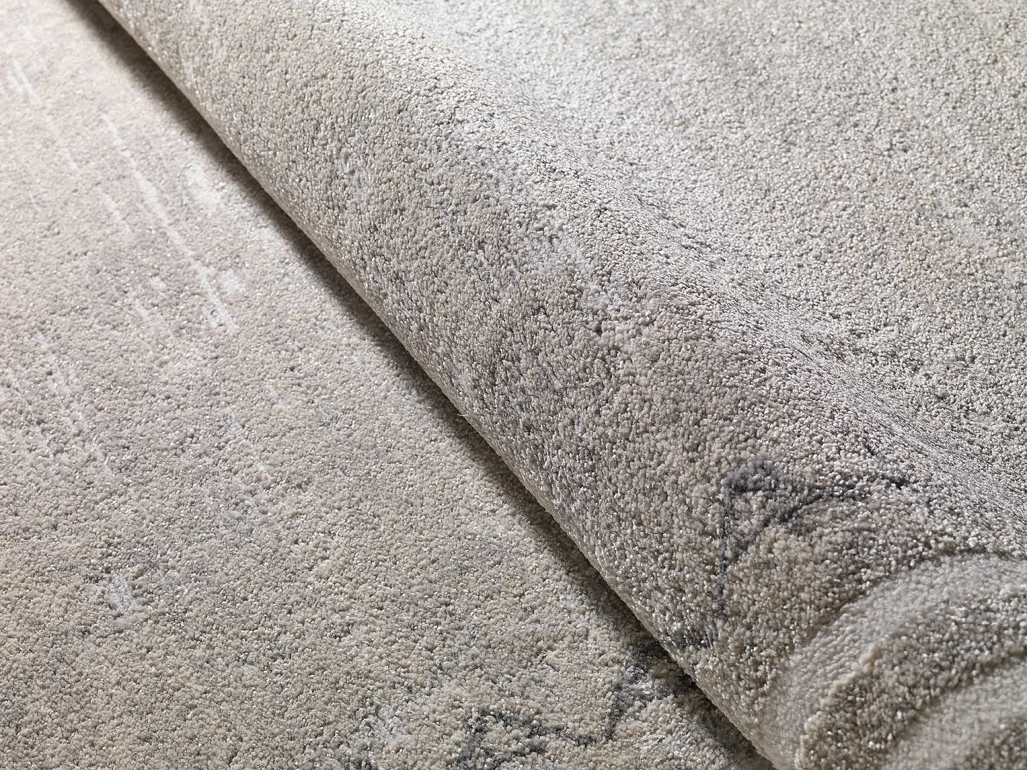 Tapis intérieur - abstrait - argent - 200 x 300 cm - HL-IDENTITY