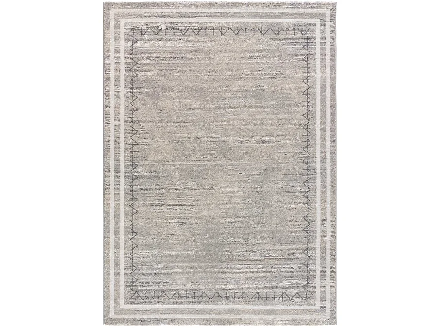 Laagpolig tapijt - abstract - zilverkleurig - 160x230 cm - HL-IDENTITY