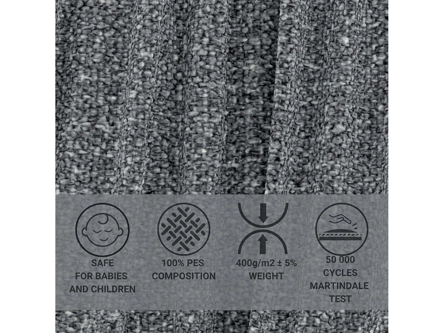 Polsterbett Lounge - 180 x 200 cm - Samtstoff - anthrazit