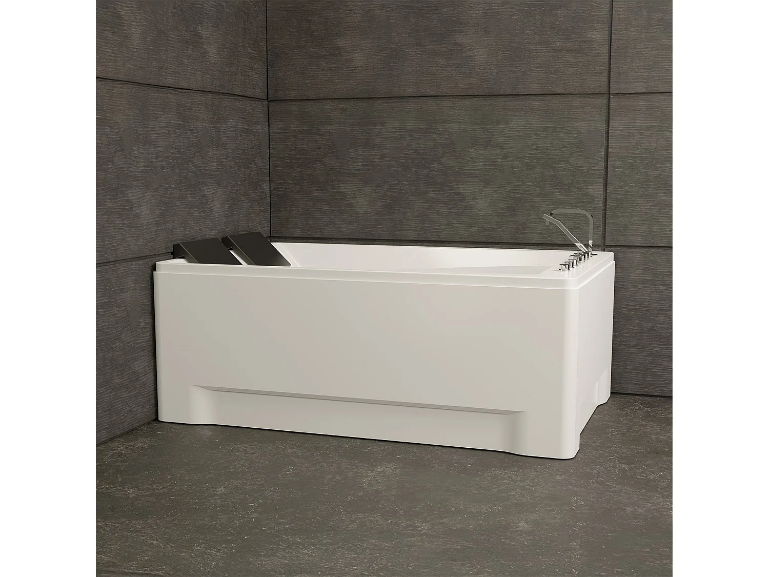 Baignoire Balnéo Tonsay duo Jets 180  x120  x68  cm, by SPALINA